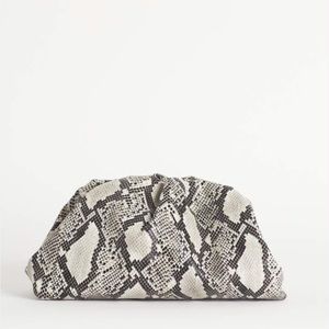Genuine leather clutch